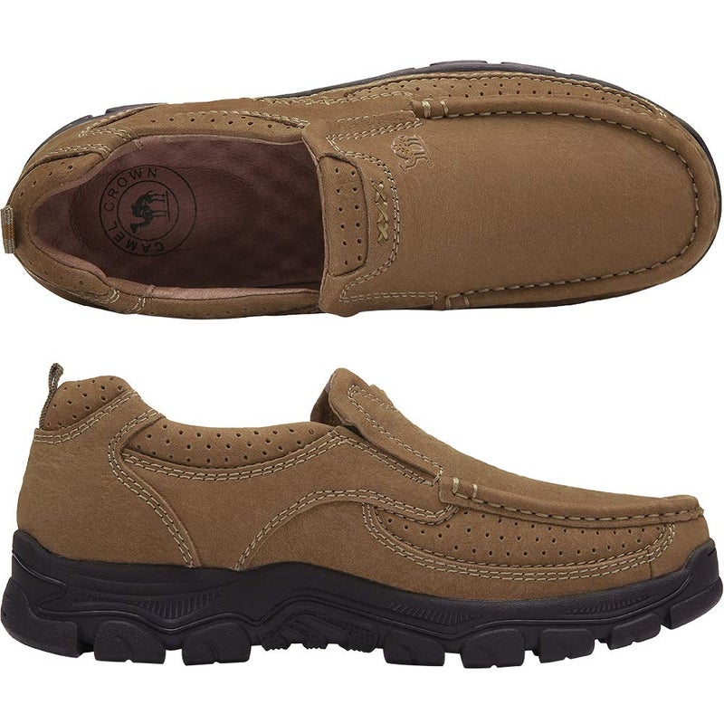 CAMEL CROWN Mens Loafers Slip On Loafer Leather Casual Walking Shoes Comfortable for Work Office Dress Outdoor - Image 3